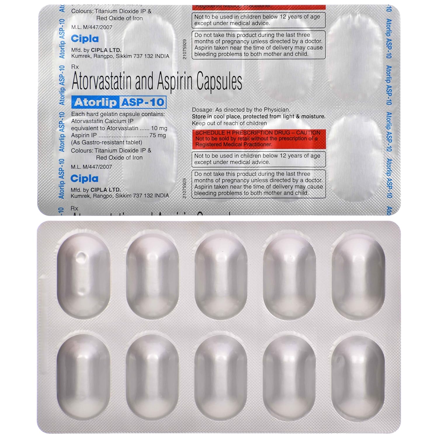 Atorlip-ASP 10 Capsule