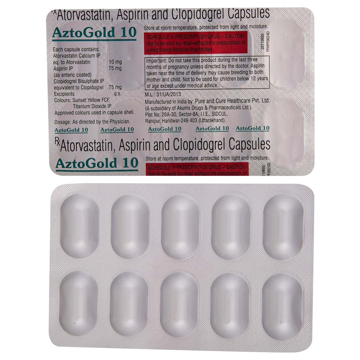 Aztogold 10 Capsule