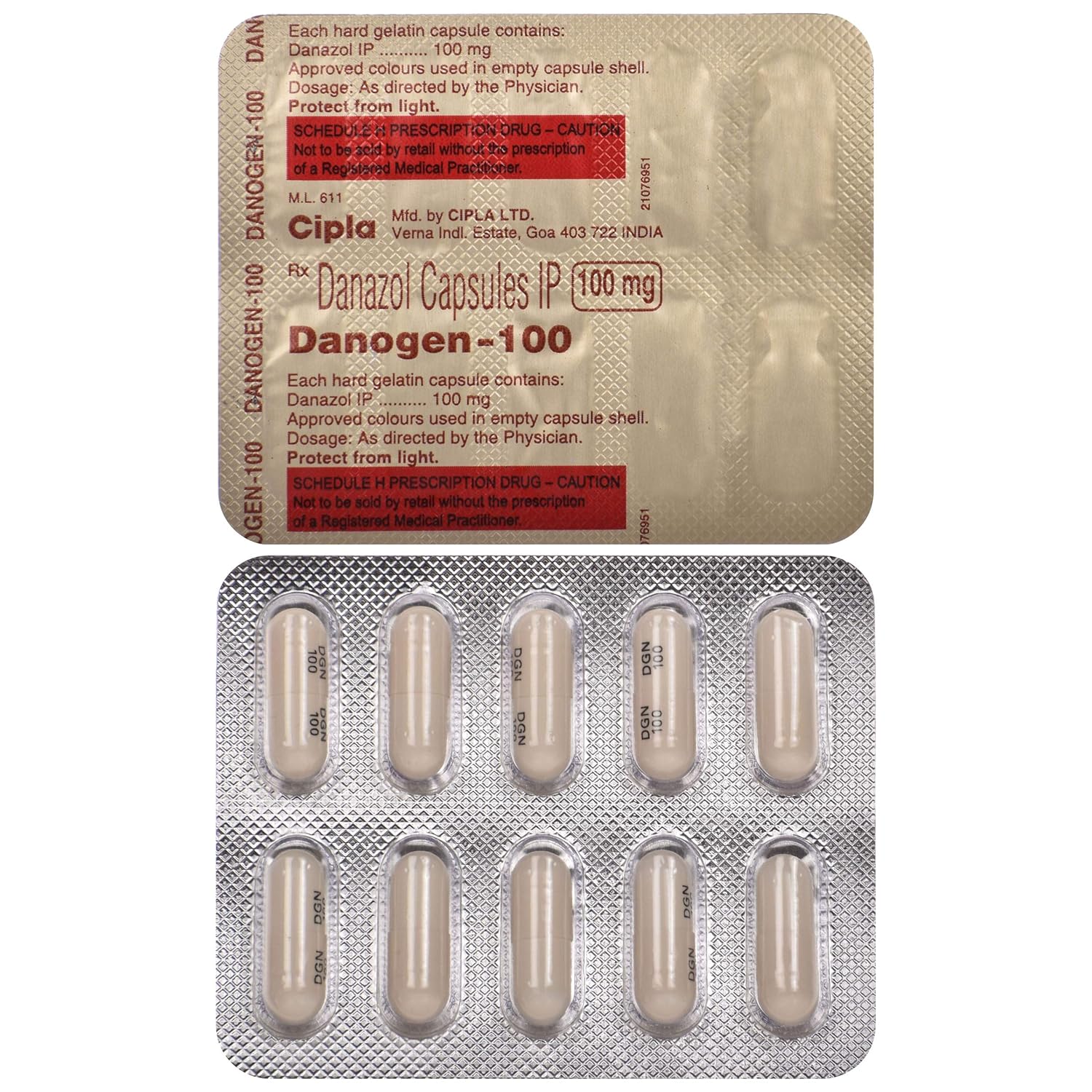 Danogen 100 Capsule
