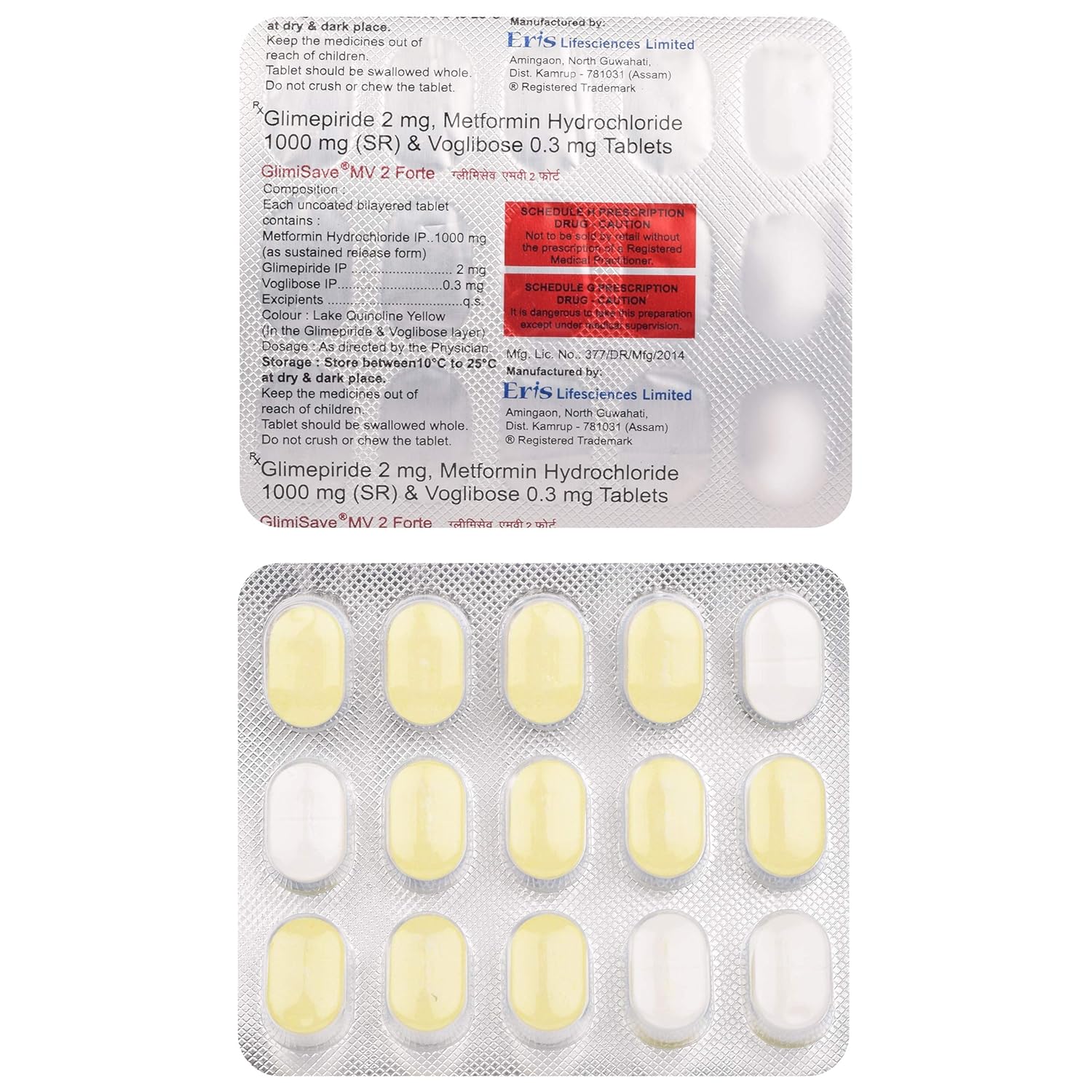 Glimisave MV2 Forte Tablet SR