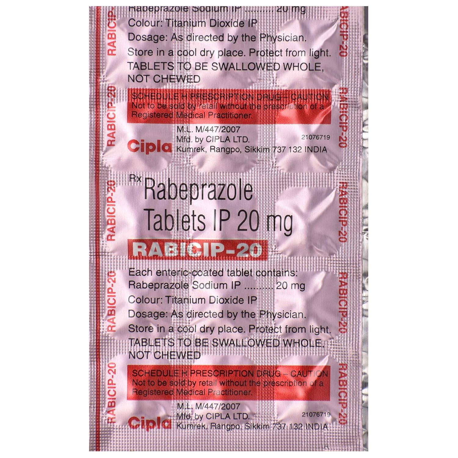 Rabicip 20 Tablet