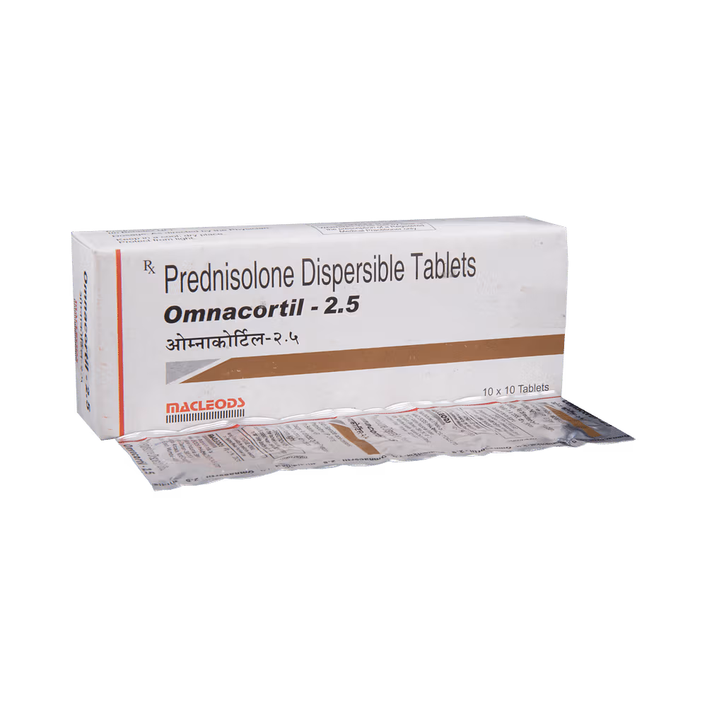 Omnacortil 2.5 Tablet DT