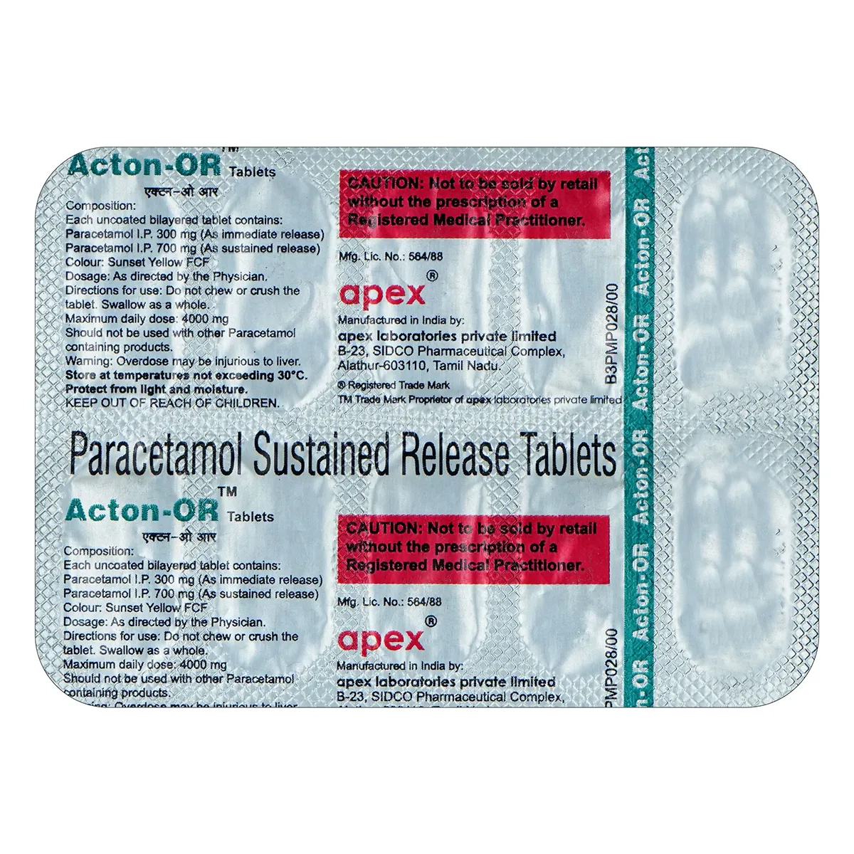 Acton-OR Tablet SR