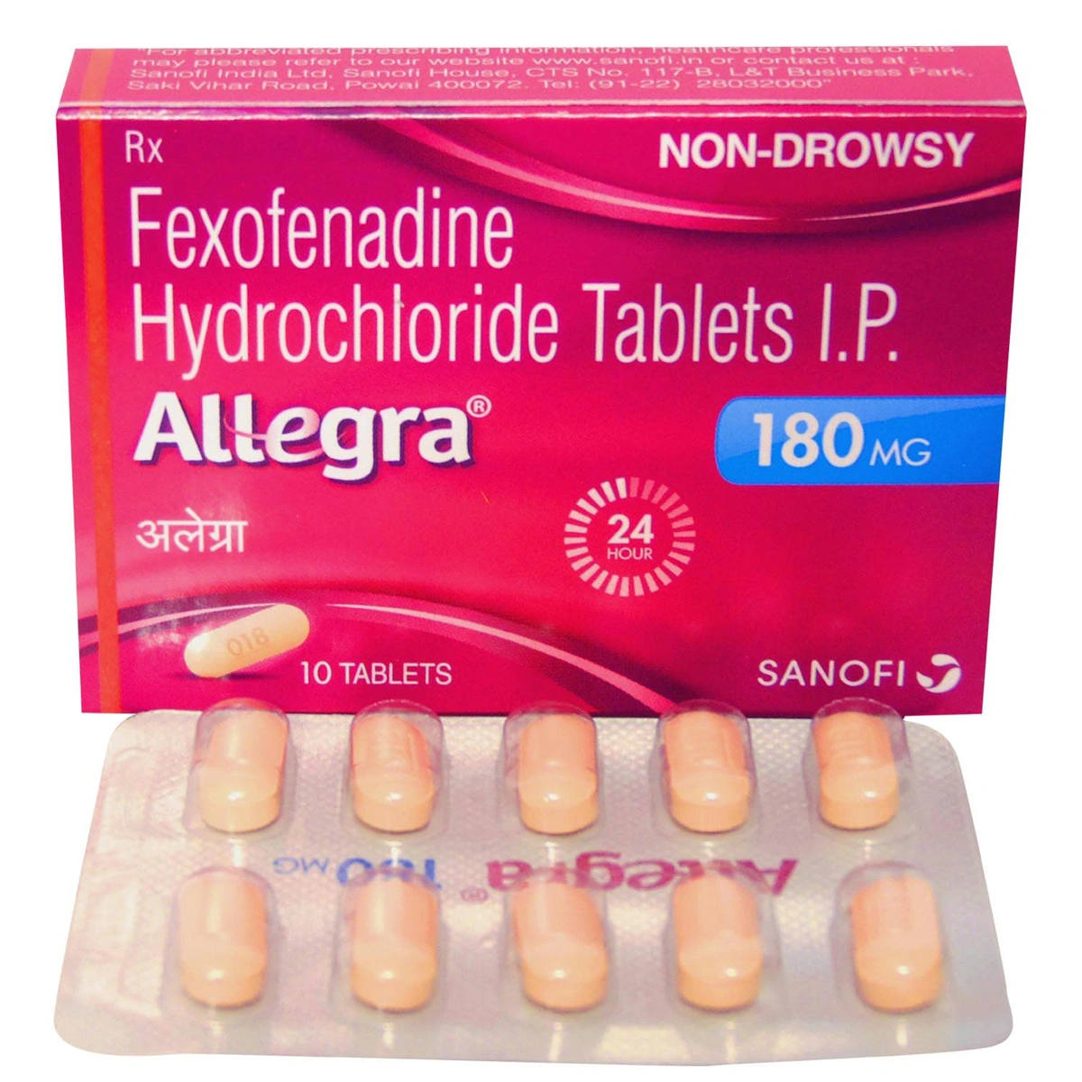 Allegra 180mg Tablet