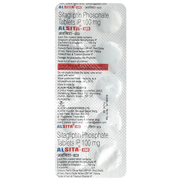 Alsita 100mg Tablet