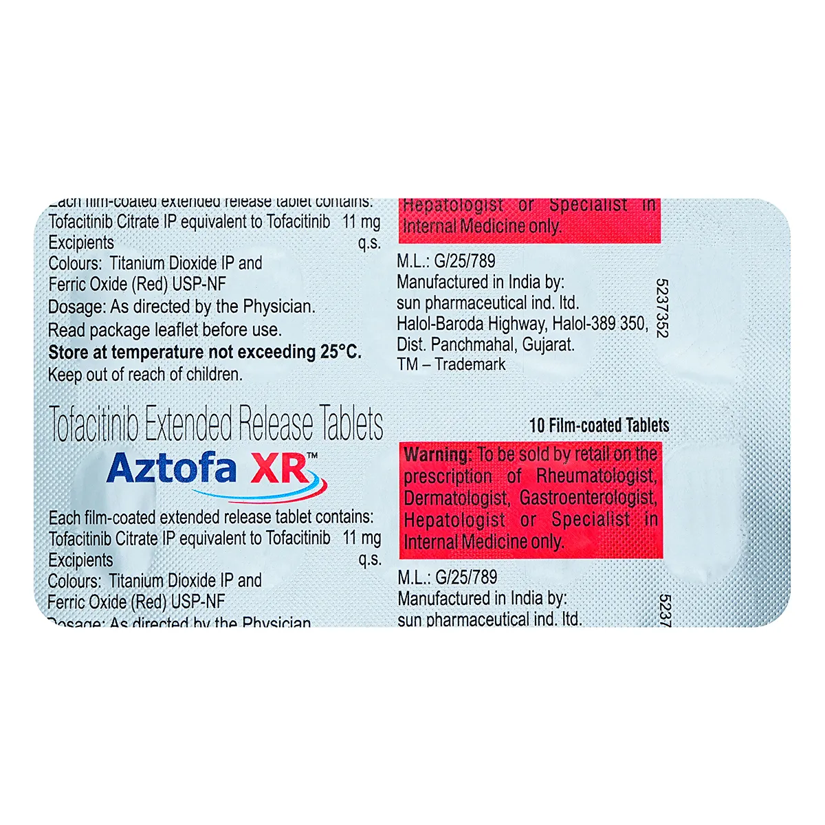 Aztofa 11mg Tablet XR