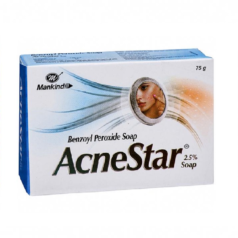 Acnestar 2.5% Benzoyl Peroxide Soap | For Acne Prone Skin