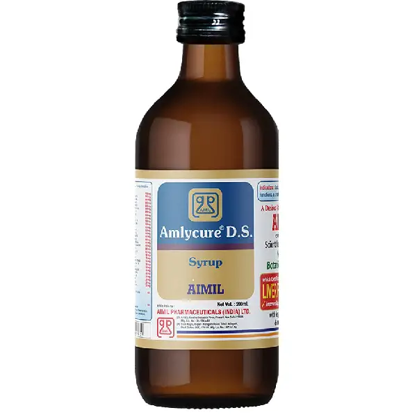 Aimil Amlycure DS Syrup | Supports Digestion, Metabolism & Liver Health