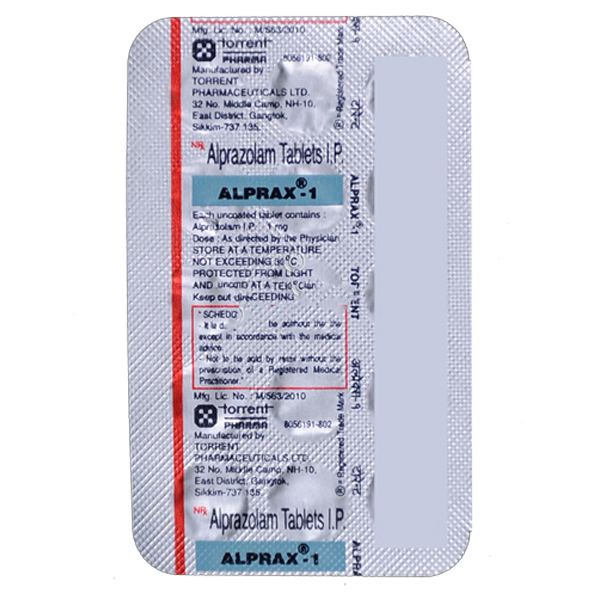 Alprax 1mg Tablet