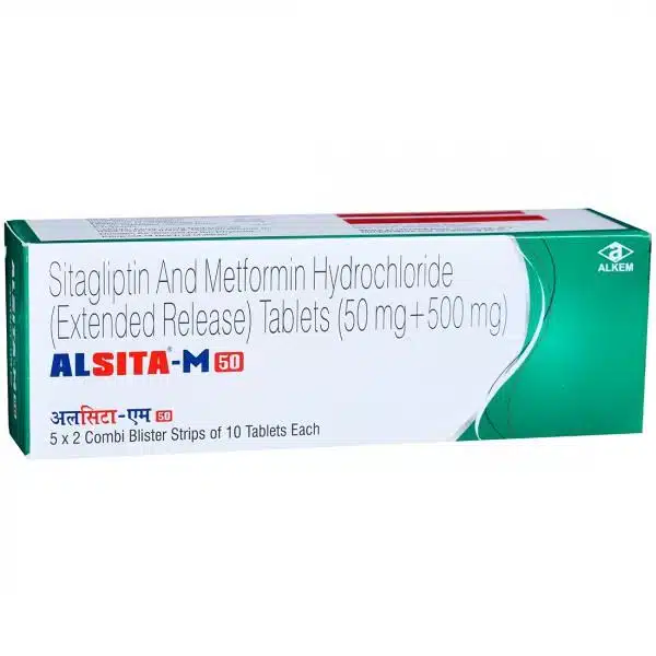 Alsita M 50mg/500mg Tablet ER