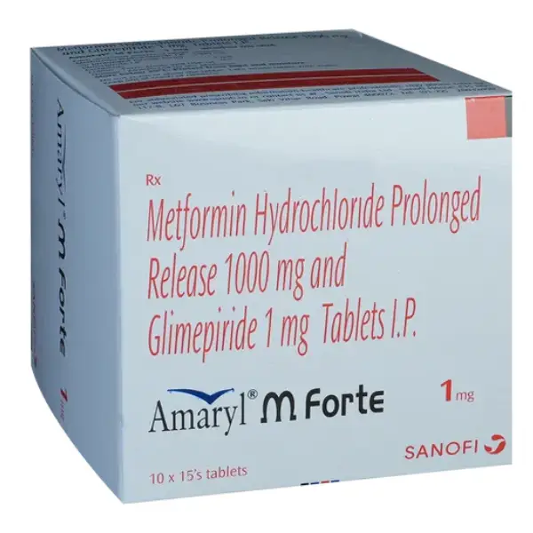 Amaryl M Forte 1mg Tablet PR