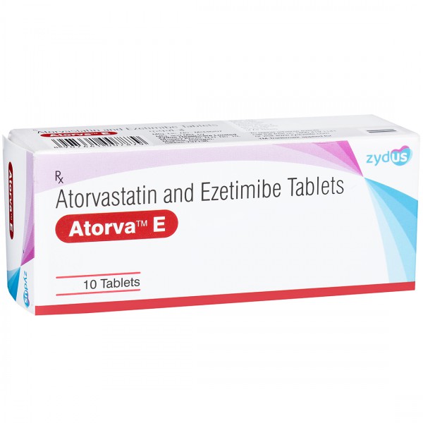 Atorva E 10mg/10mg Tablet