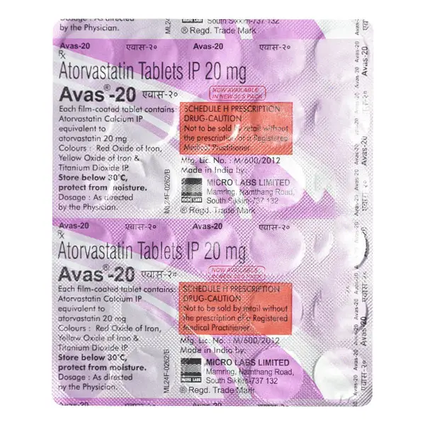 Avas 20 Tablet