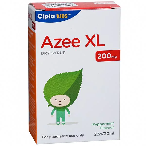 Azee XL 200mg Dry Syrup Peppermint 30ml