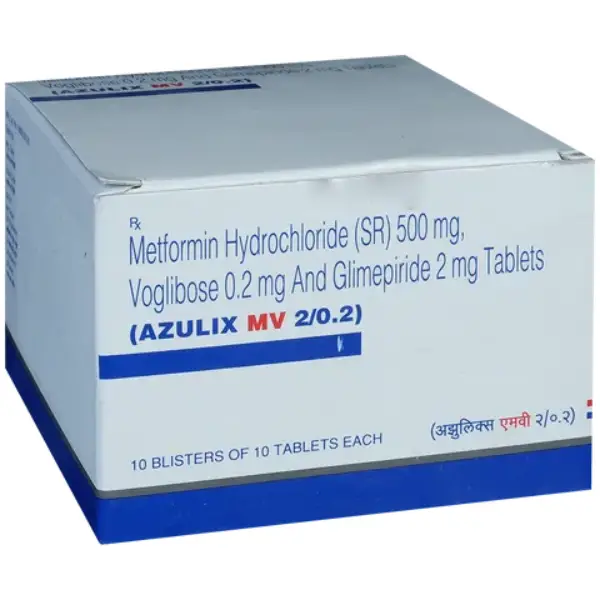 Azulix MV 2mg/500mg/0.2mg Tablet SR