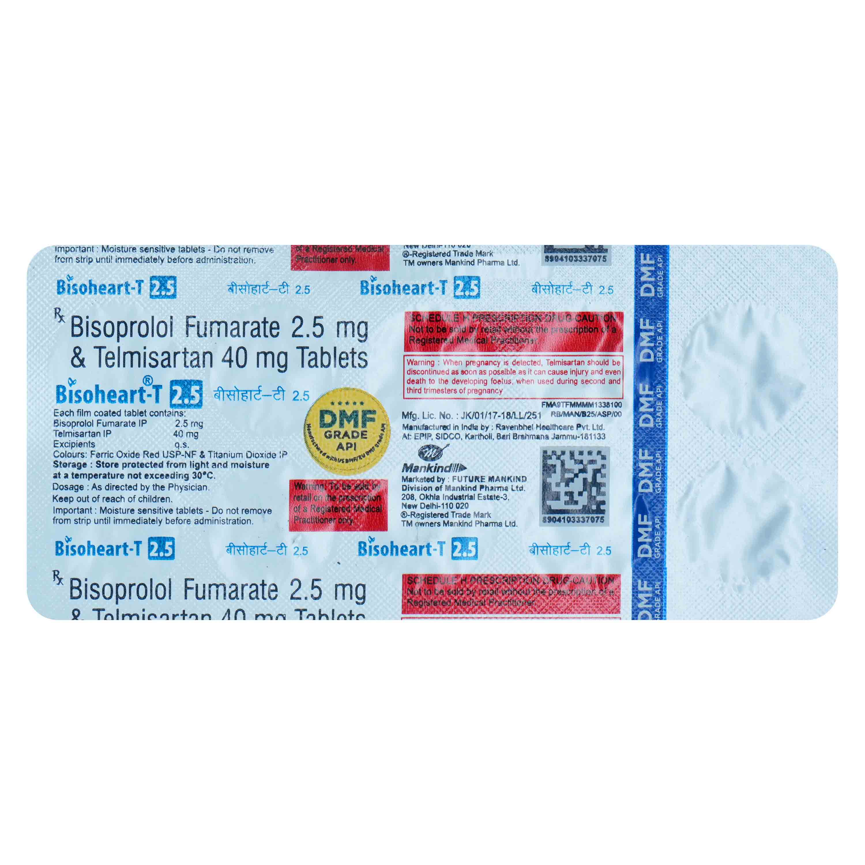 Bisoheart-T 2.5mg/40mg Tablet