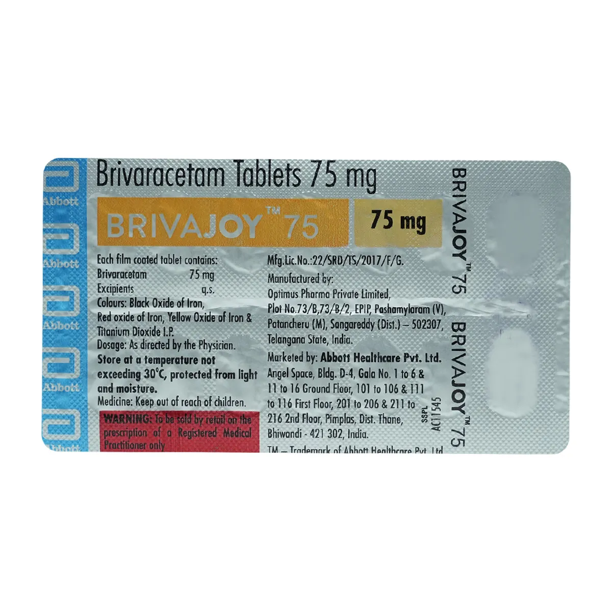 Brivajoy 75 Tablet