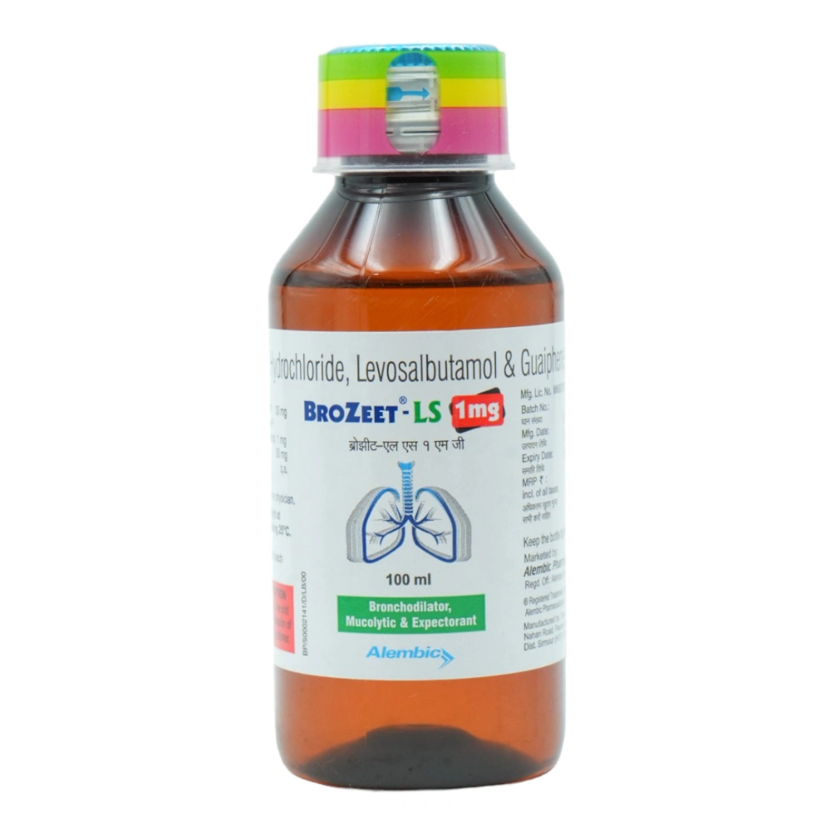 Brozeet-LS 1mg Syrup Sugar Free