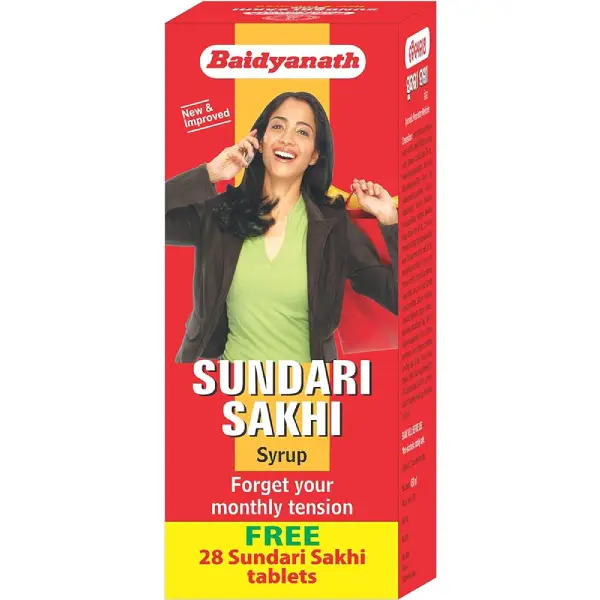 Baidyanath (Jhansi) Sundari Sakhi Tonic with 45 Sundari Sakhi Tablet Free