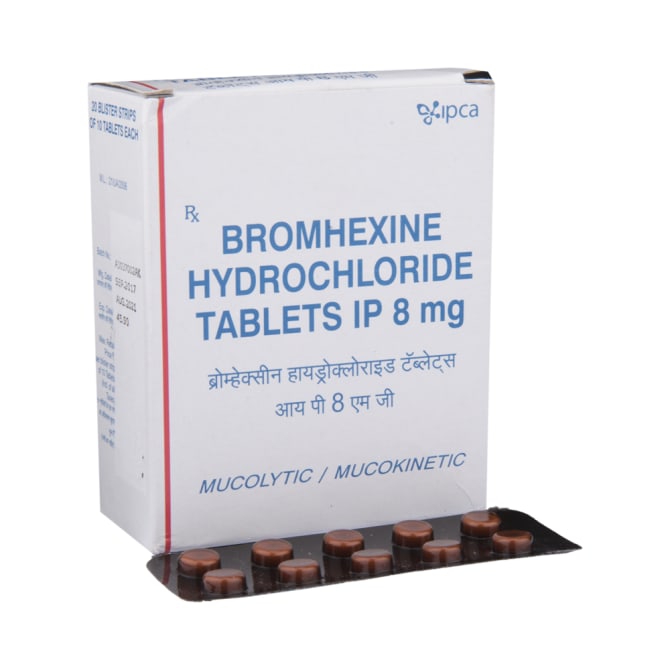 Bromhexine Hydrochloride 8mg Tablet