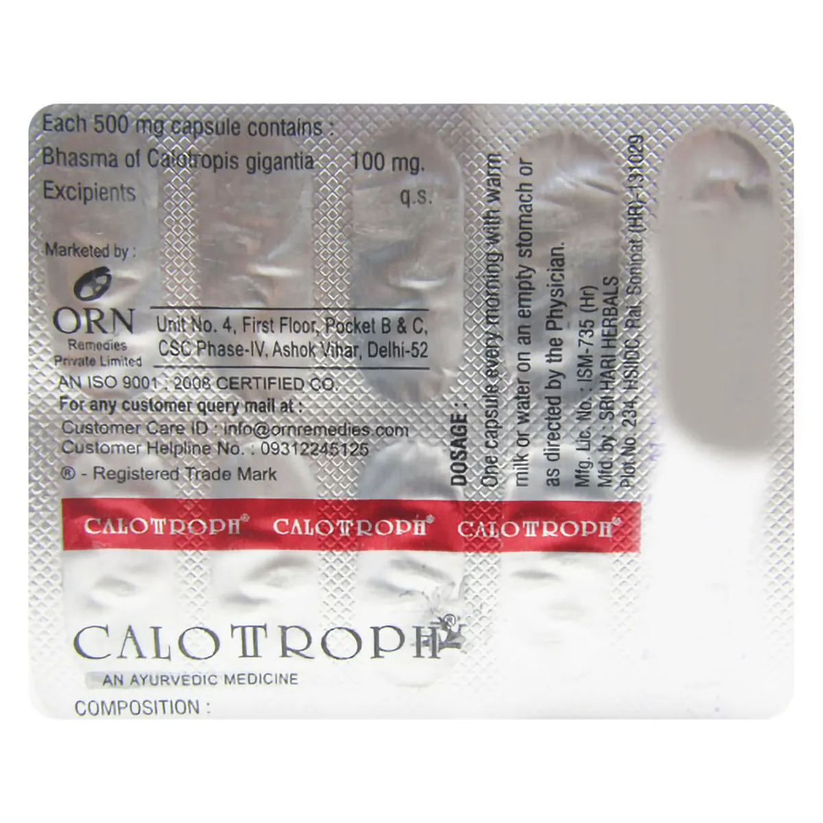 Calotroph Capsule