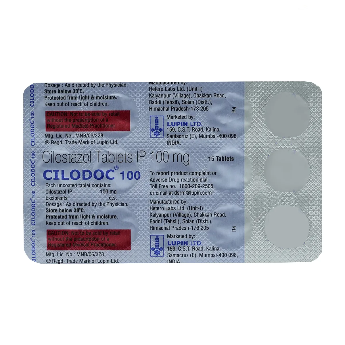 Cilodoc 100 Tablet