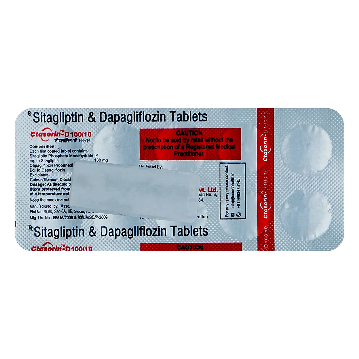 Ctasorin D 10mg/100mg Tablet