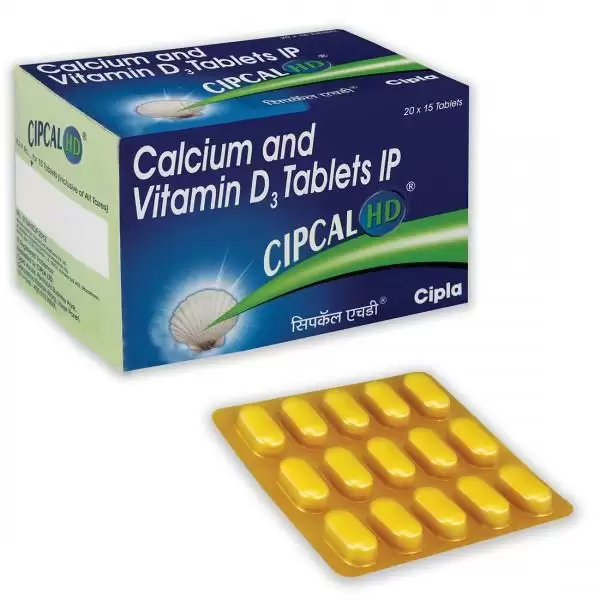 Cipcal HD Tablet For Osteoporosis