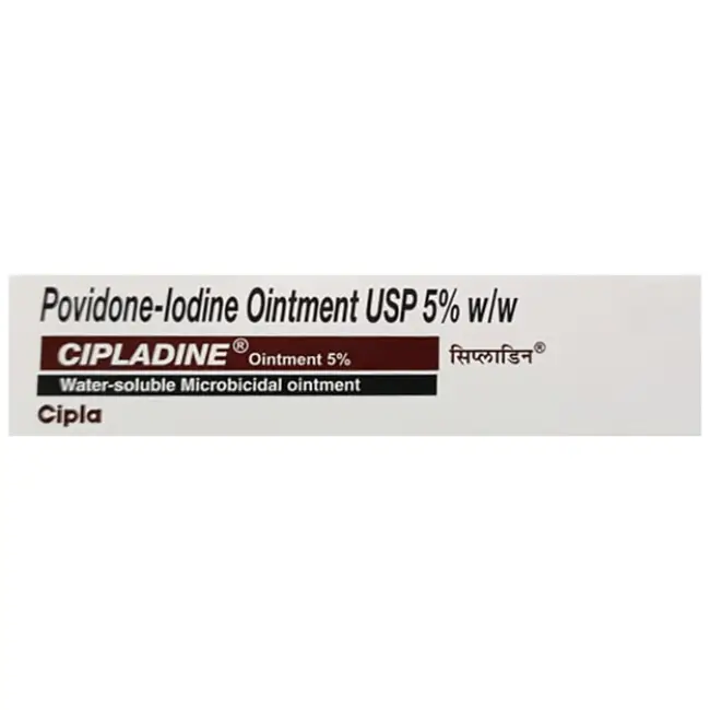 Cipladine Water-Soluble Microbicidal Povidone-lodine Ointment