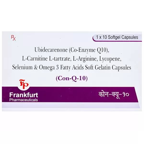 Con-Q 10 Soft Gelatin Capsule