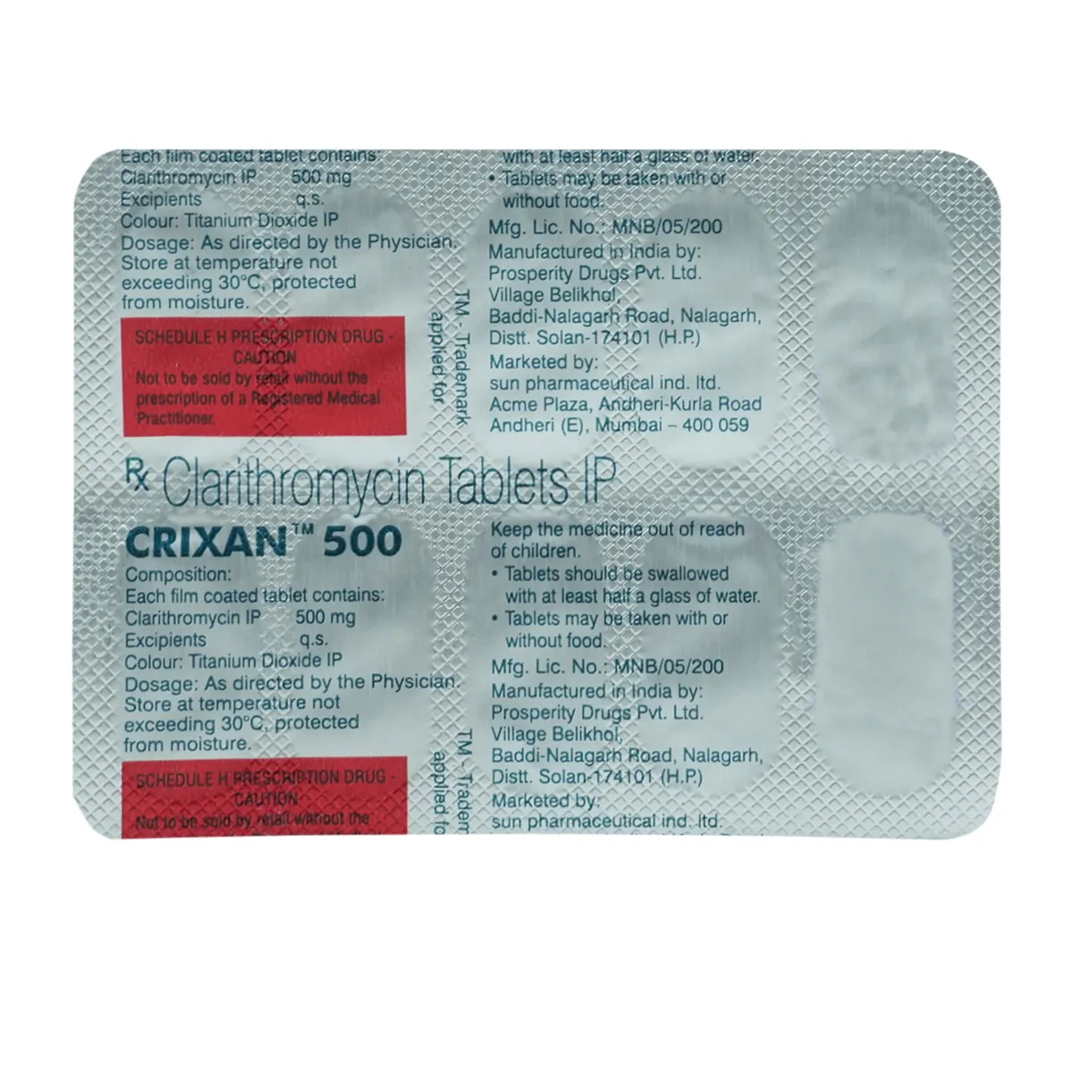 Crixan 500 Tablet