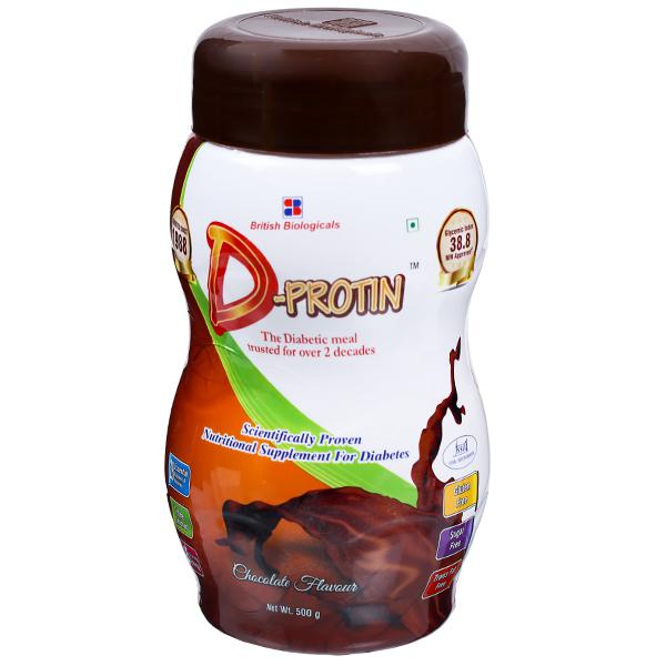 D-Protin Nutritional Supplement for Diabetics | Flavour Chocolate Powder