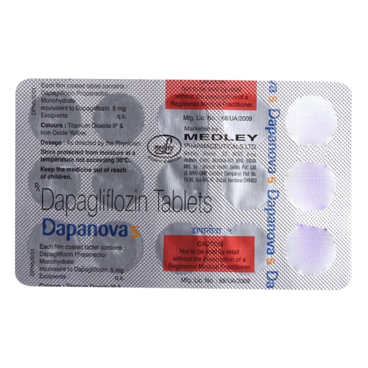 Dapanova 5 Tablet