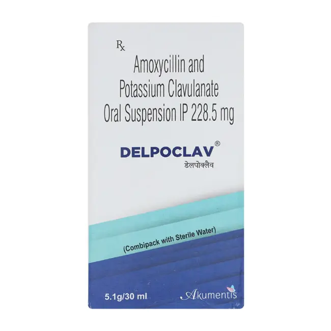 Delpoclav 200 mg/28.5 mg Suspension