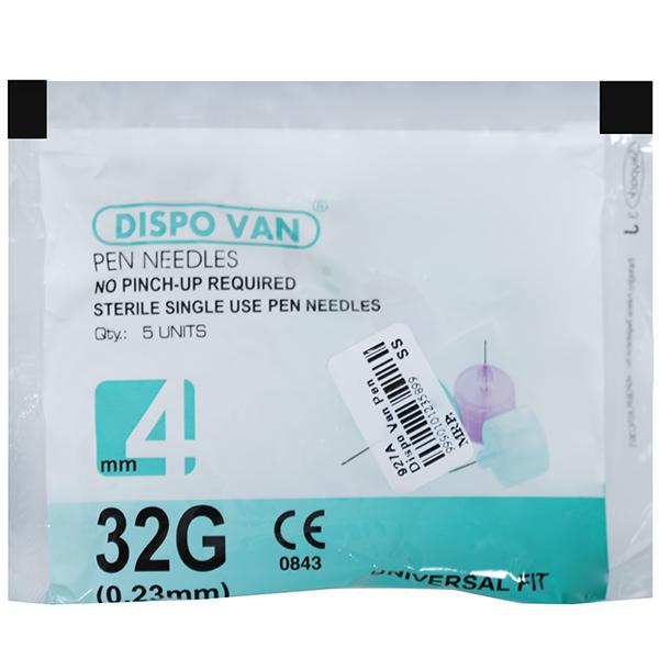 Hindustan Dispovan Pen Needles 32 G