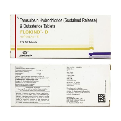 Flokind D 0.4mg/0.5mg Tablet