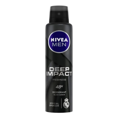 NIVEA MEN Deep Impact Freshness Deodorant Spray - For MEN