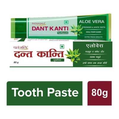 PATANJALI Dant Kanti Aloe Vera - 80g Toothpaste (80 g)