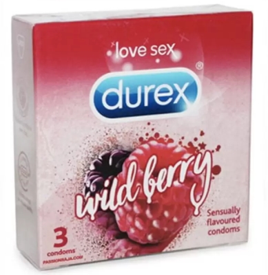 Durex Wild Berry Flavoured Condom