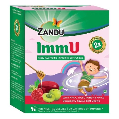 Zandu Immu Tasty Ayurvedic Immunity Soft Chews Mango