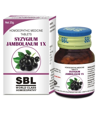 SBL Syzygium Jambolanum Trituration Tablet 1X