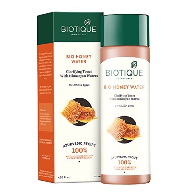 Biotique Bio Honey Water Clarifying Toner with Himalayan Waters for All Skin Types