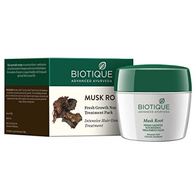 Biotique Bio Musk Root Fresh Growth Nourishing Treatment Pack