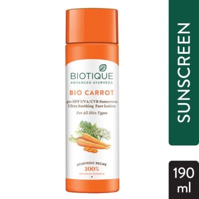 Biotique Bio Carrot Ultra Soothing Face Cream 40+ SPF Sunscreen