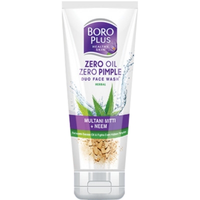 Emami Boro Plus Zero Oil Zero Pimple Face Wash with Multani Mitti