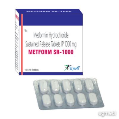 Metform 1000mg Tablet SR