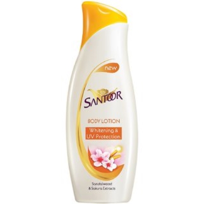 Santoor Whitening and UV Protection Body Lotion for Women