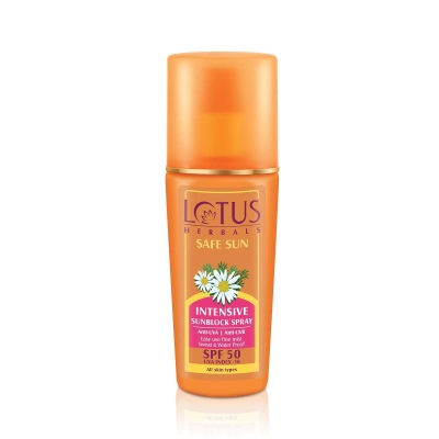 Lotus Herbals Safe Sun SPF 50 Intensive Sunblock Spray 80