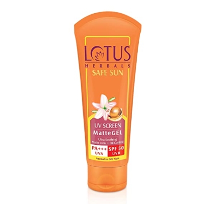 Lotus Herbals Safe Sun Uv Screen Mattegel Pa+++ Spf 50