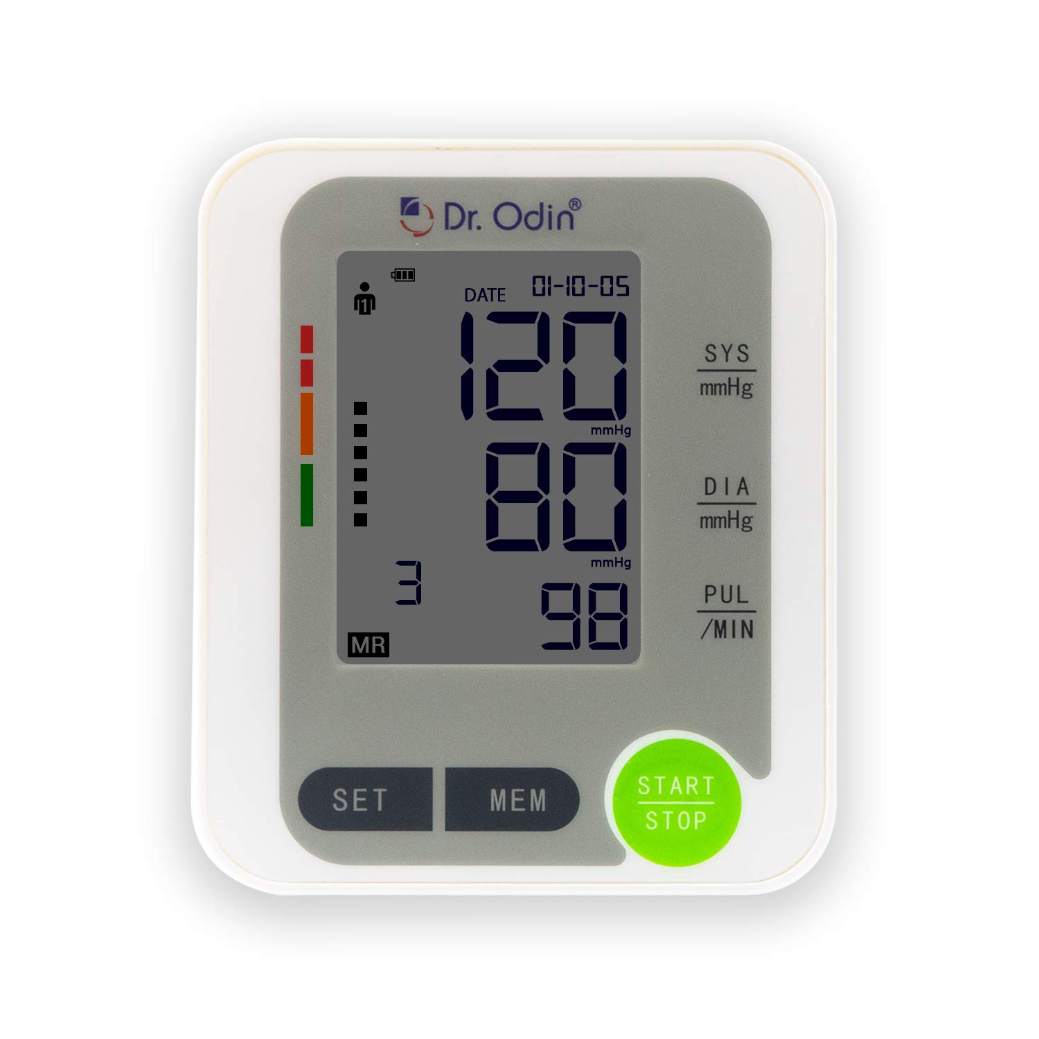 Dr. Odin BSX516 Digital Blood Pressure Monitor White